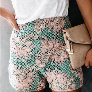 VICI Happily Ever After Crochet Shorts